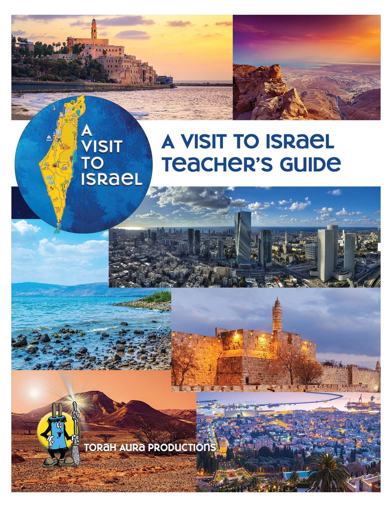 Israel Teacher Guide for grades 3-4, featuring regional lessons and Hebrew vocabulary.