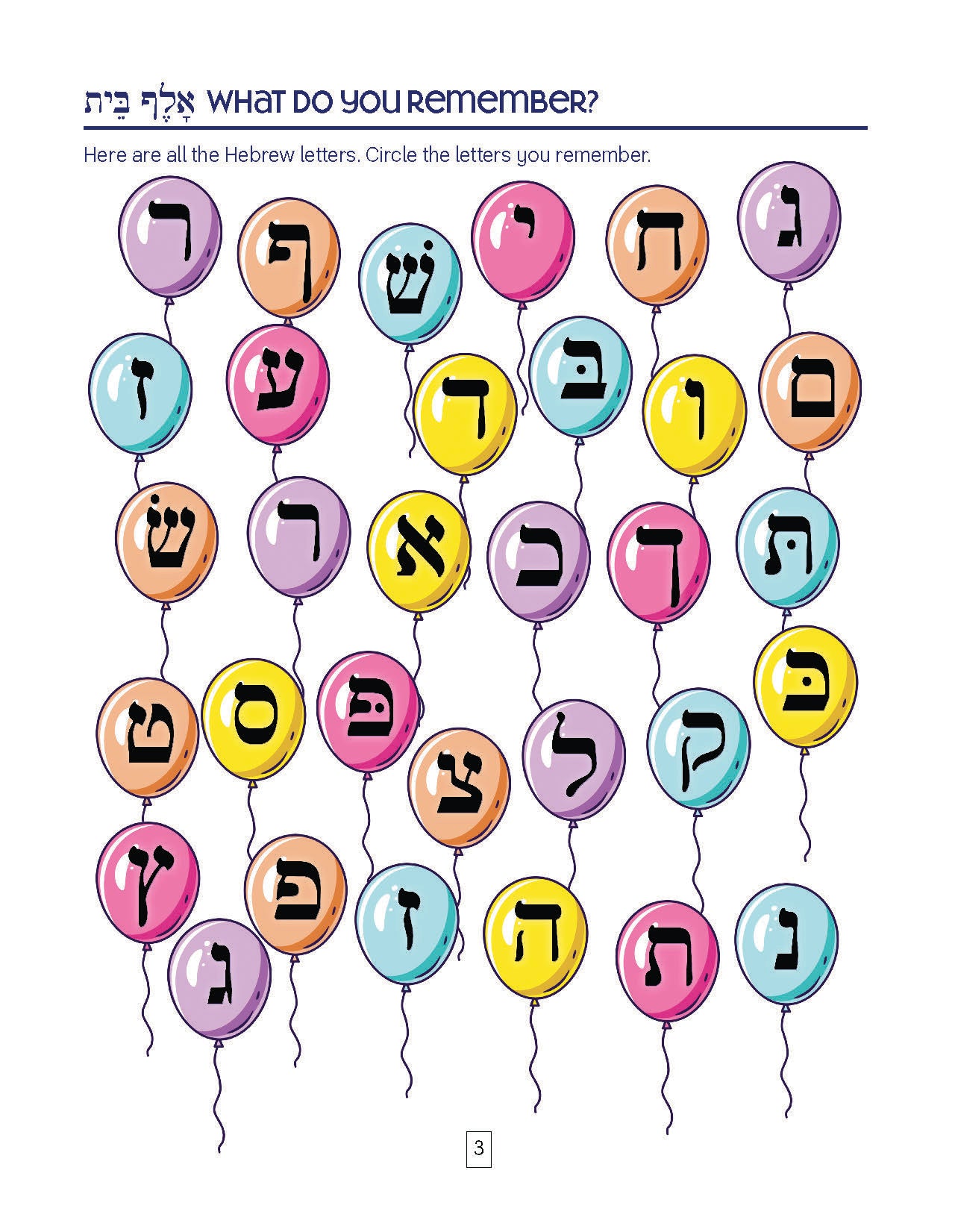 Getting Up to Speed Hebrew Reading Refreasher