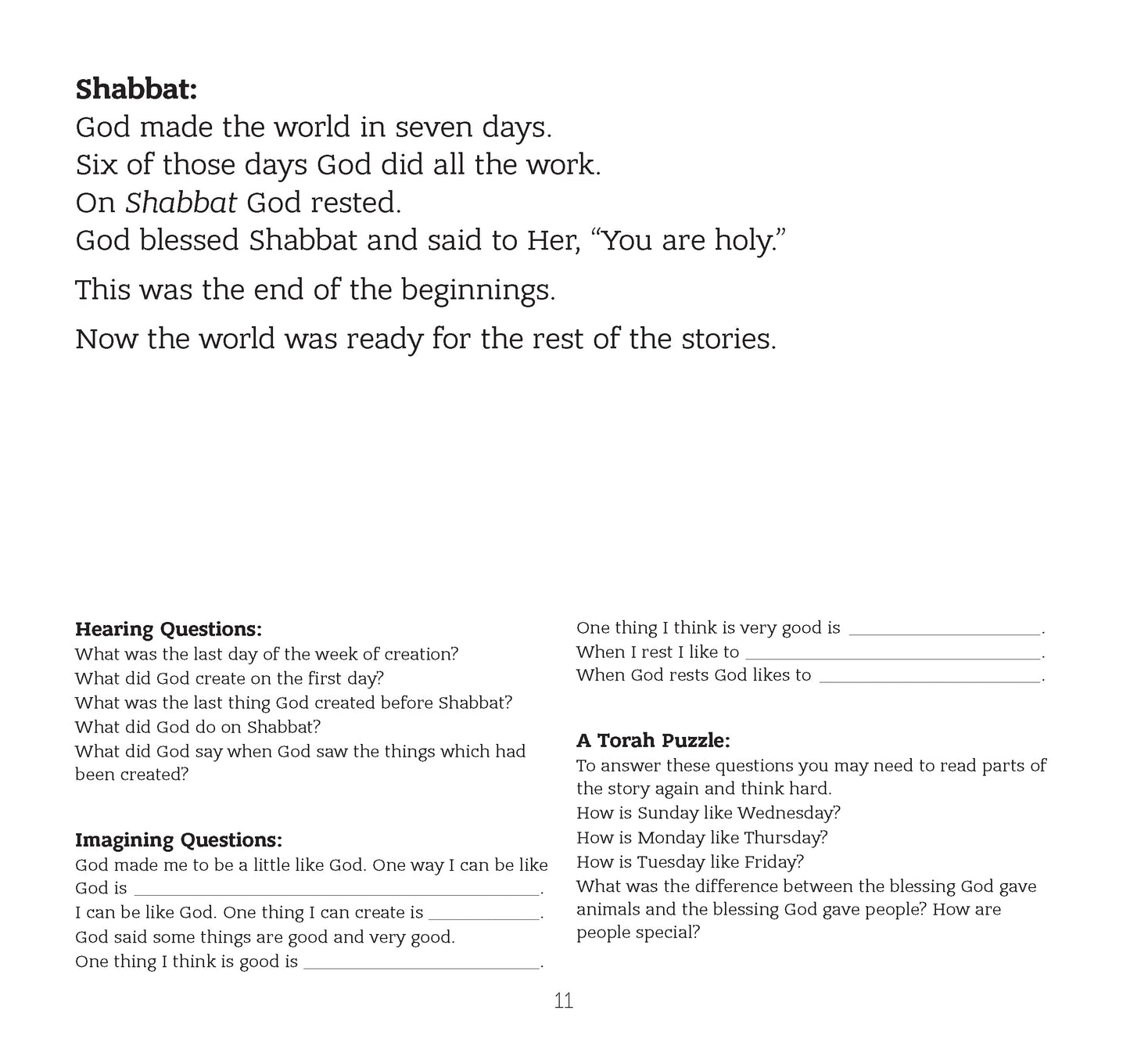 A Child's Garden of Torah The Book