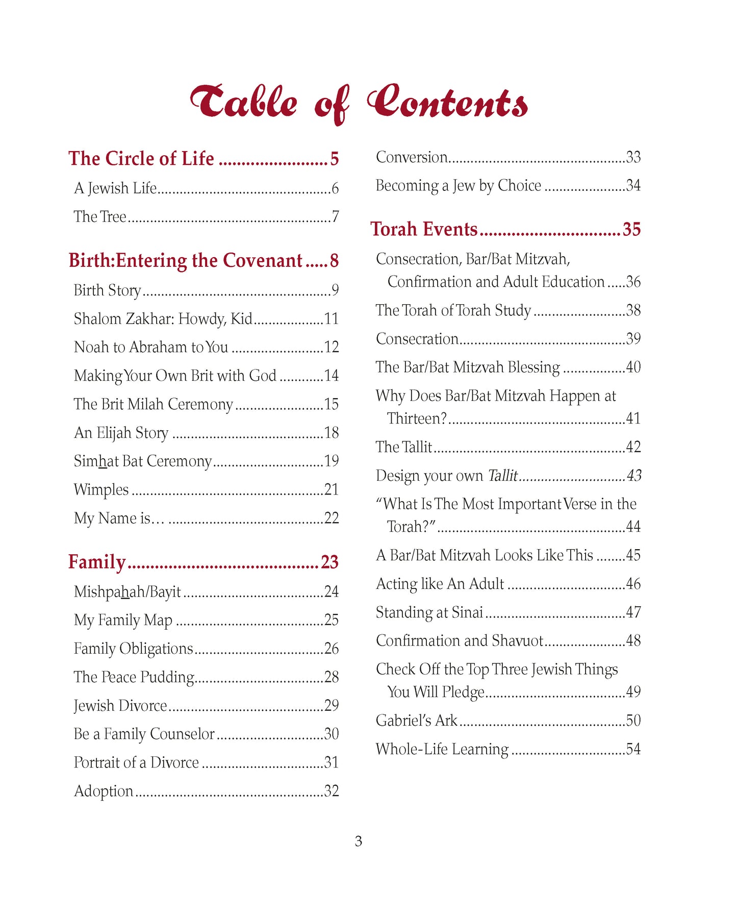 Circle of Jewish Life First Edition