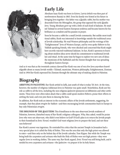 History of Israel: Rav Kook