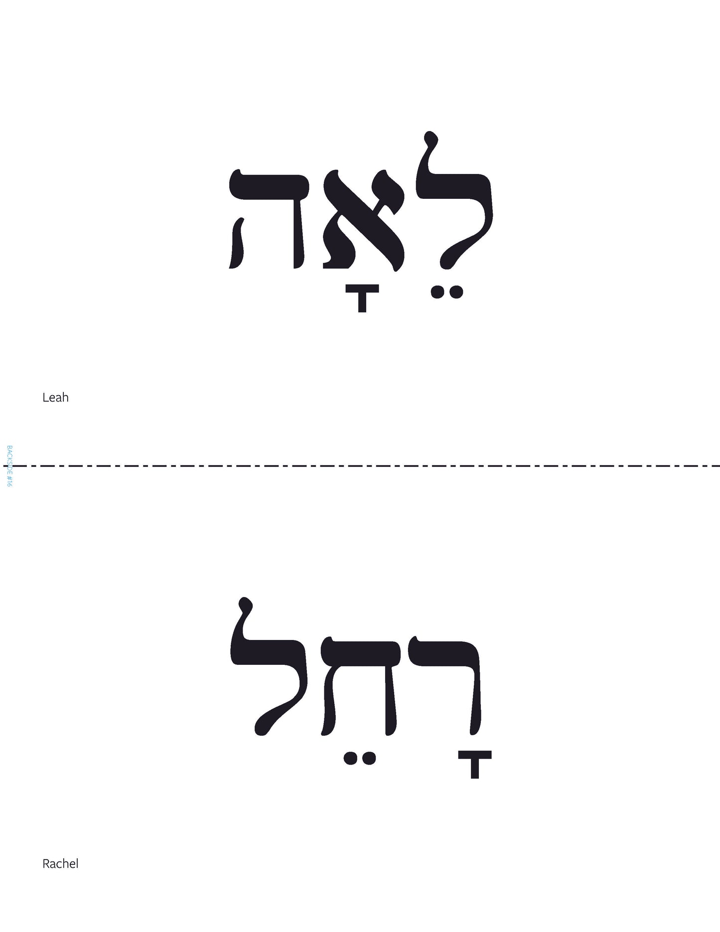 Journeys: Torah & Concluding Service Vocabulary Posters