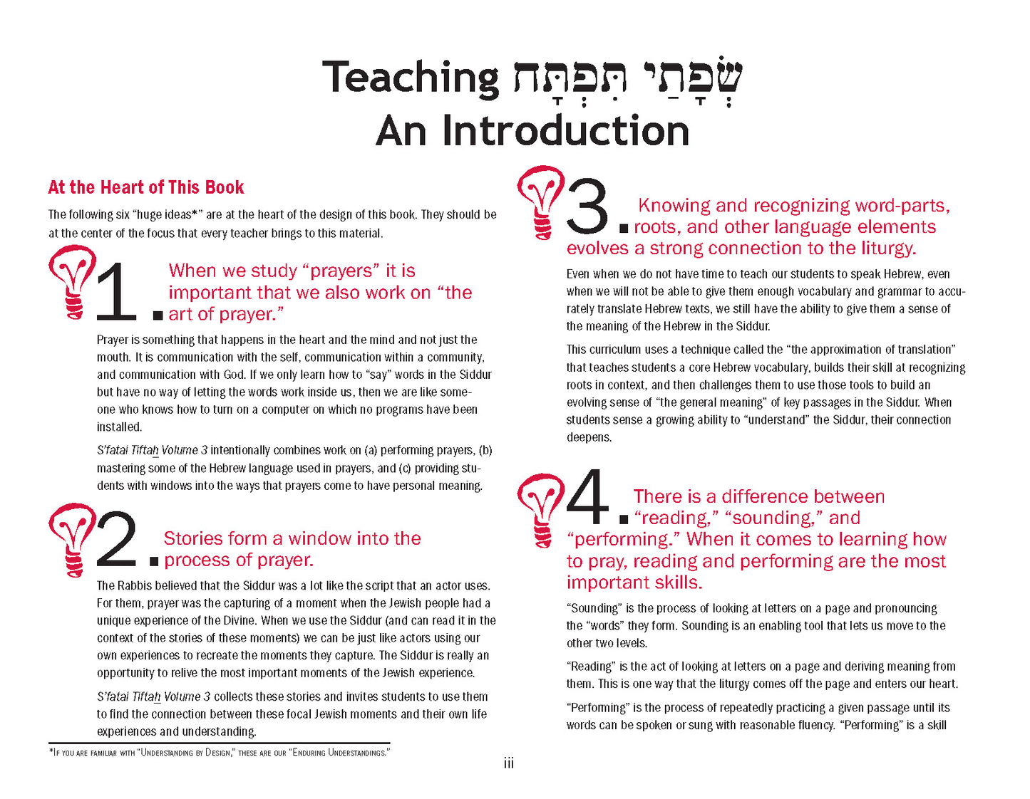 S'fatai Tiftah: Siddur Mastery & Meaning Volume 3 Teacher Guide