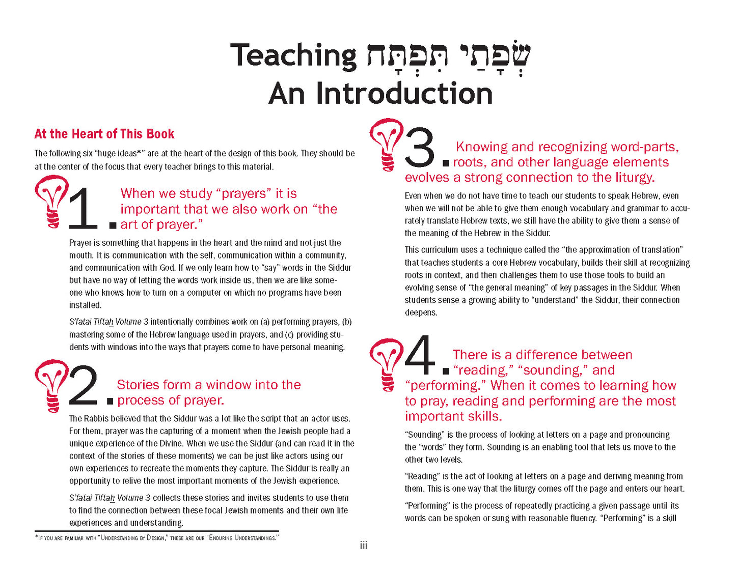 S'fatai Tiftah - Siddur Mastery & Meaning Volume 3 Teacher Guide