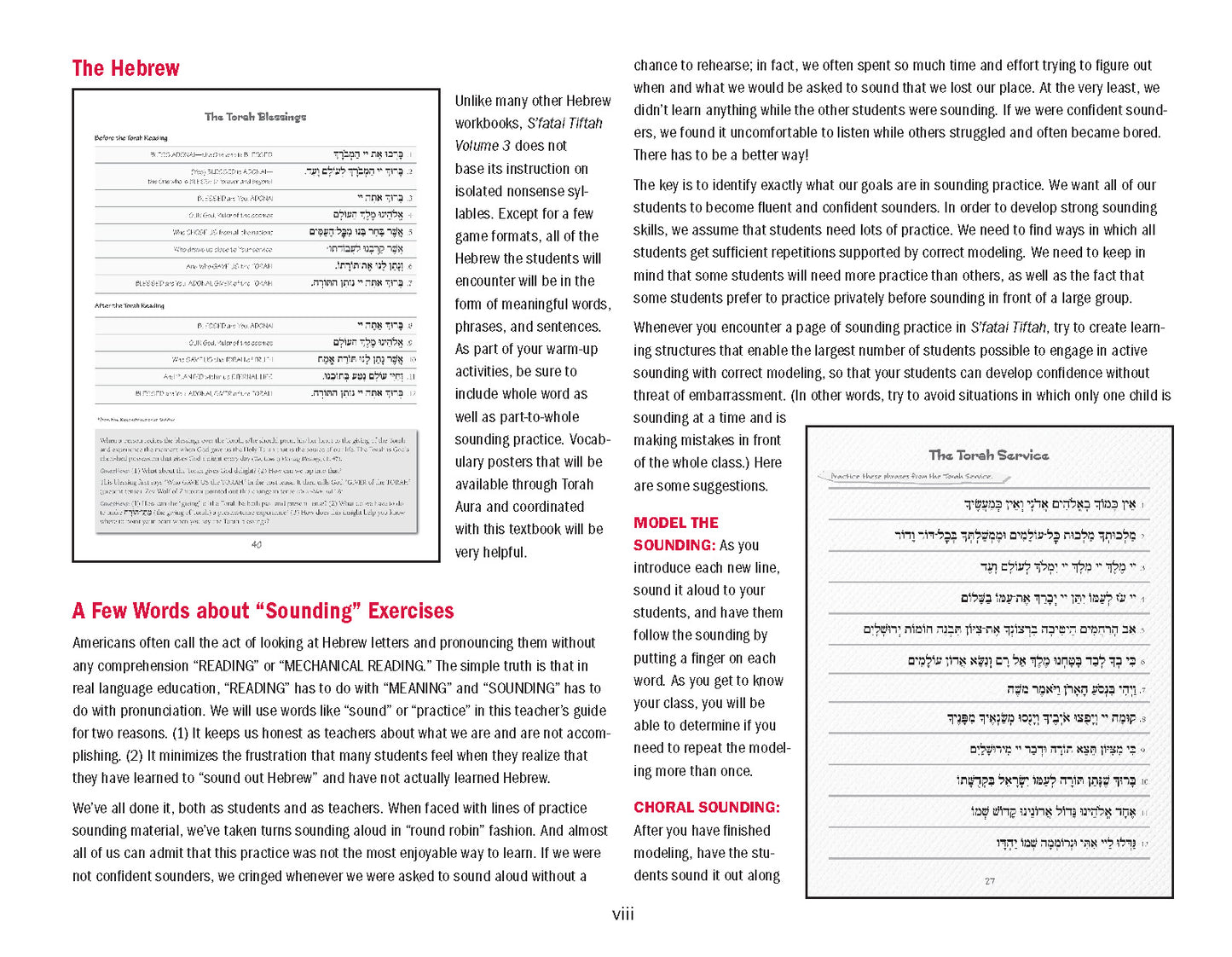 S'fatai Tiftah: Siddur Mastery & Meaning Volume 3 Teacher Guide