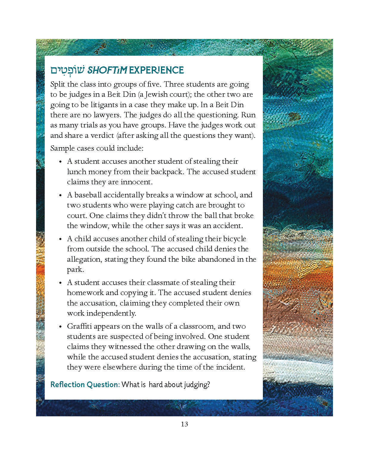 Parashah - The book of Deuteronomy