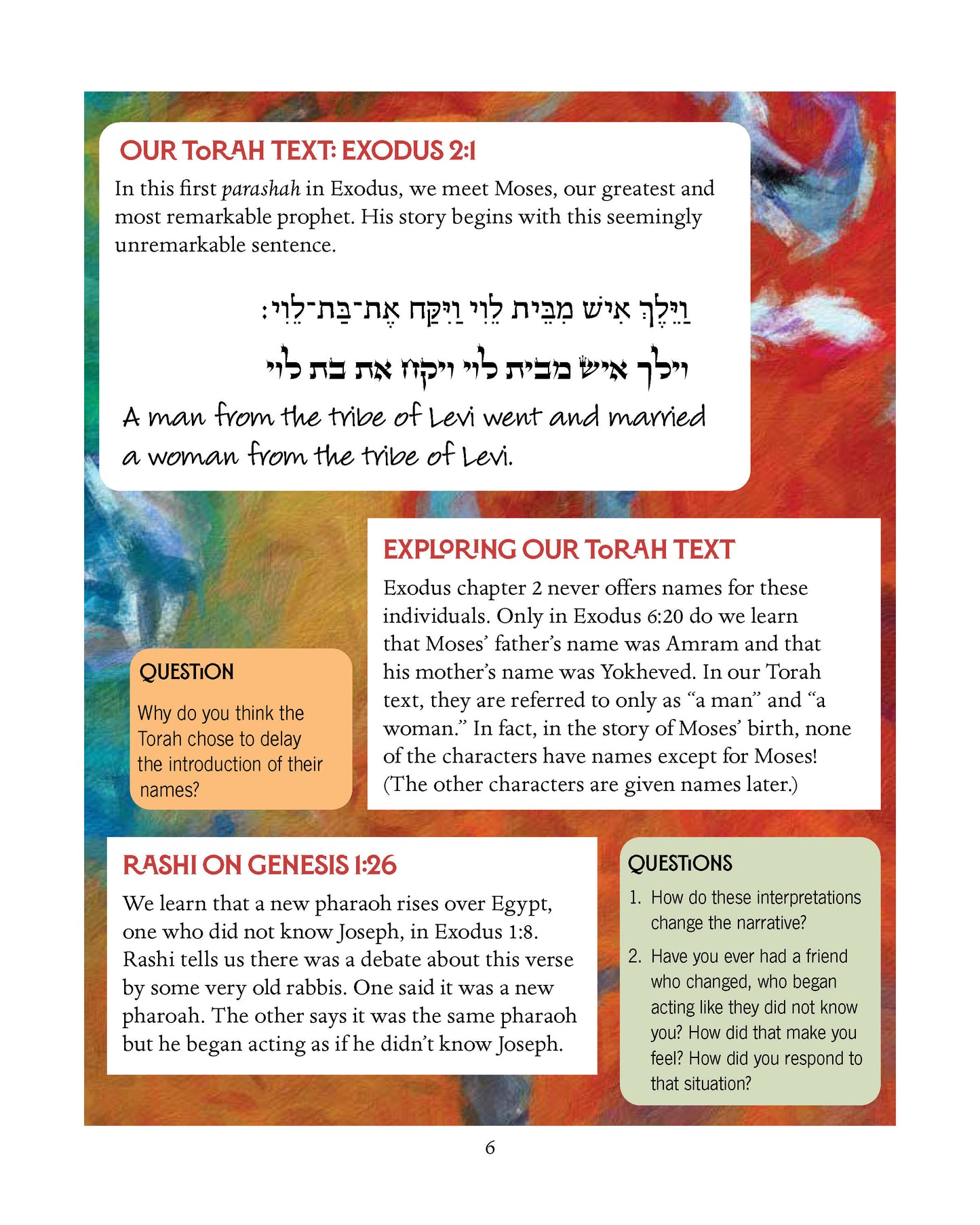 Parashah - The Book Of Exodus