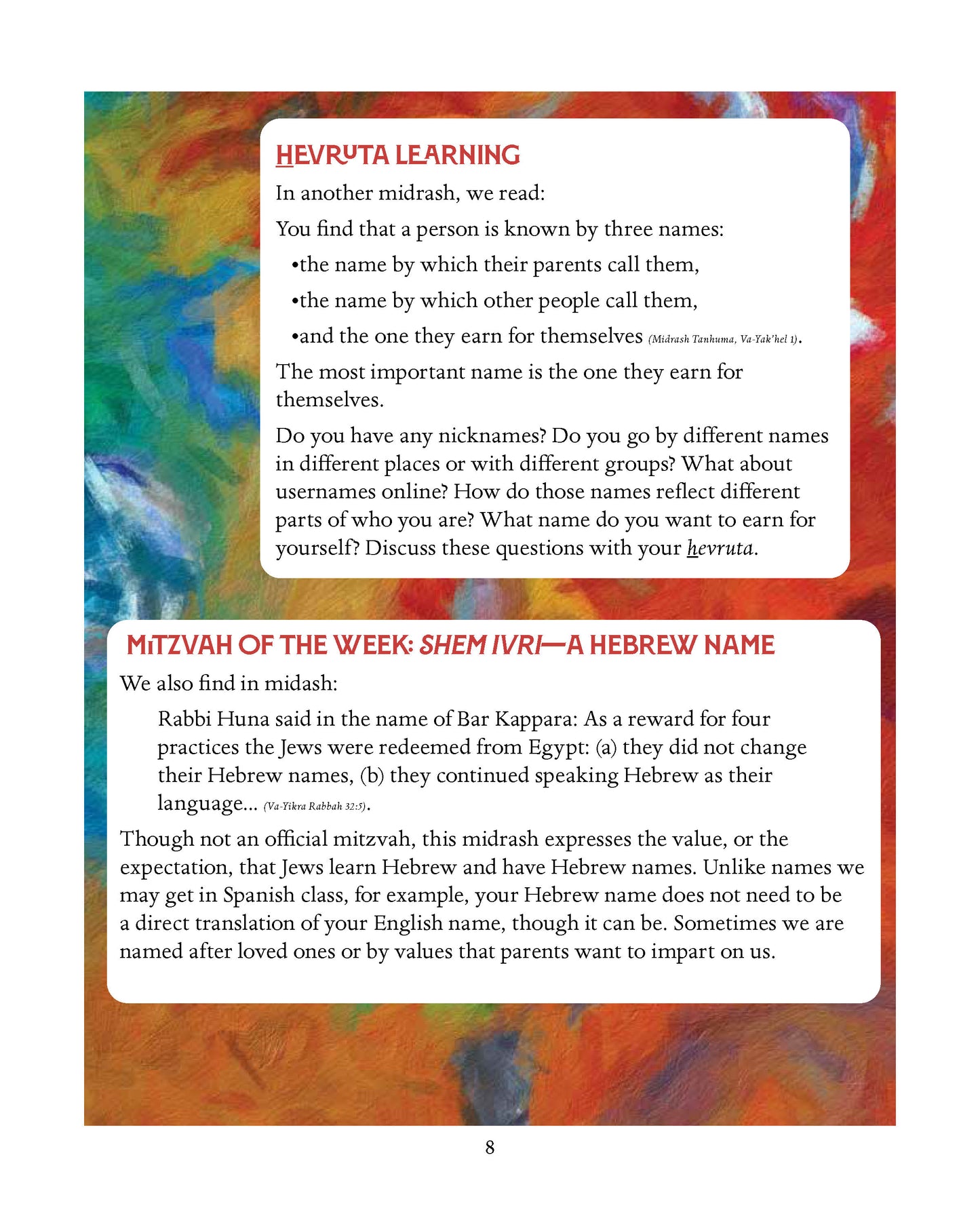 Parashah - The Book Of Exodus