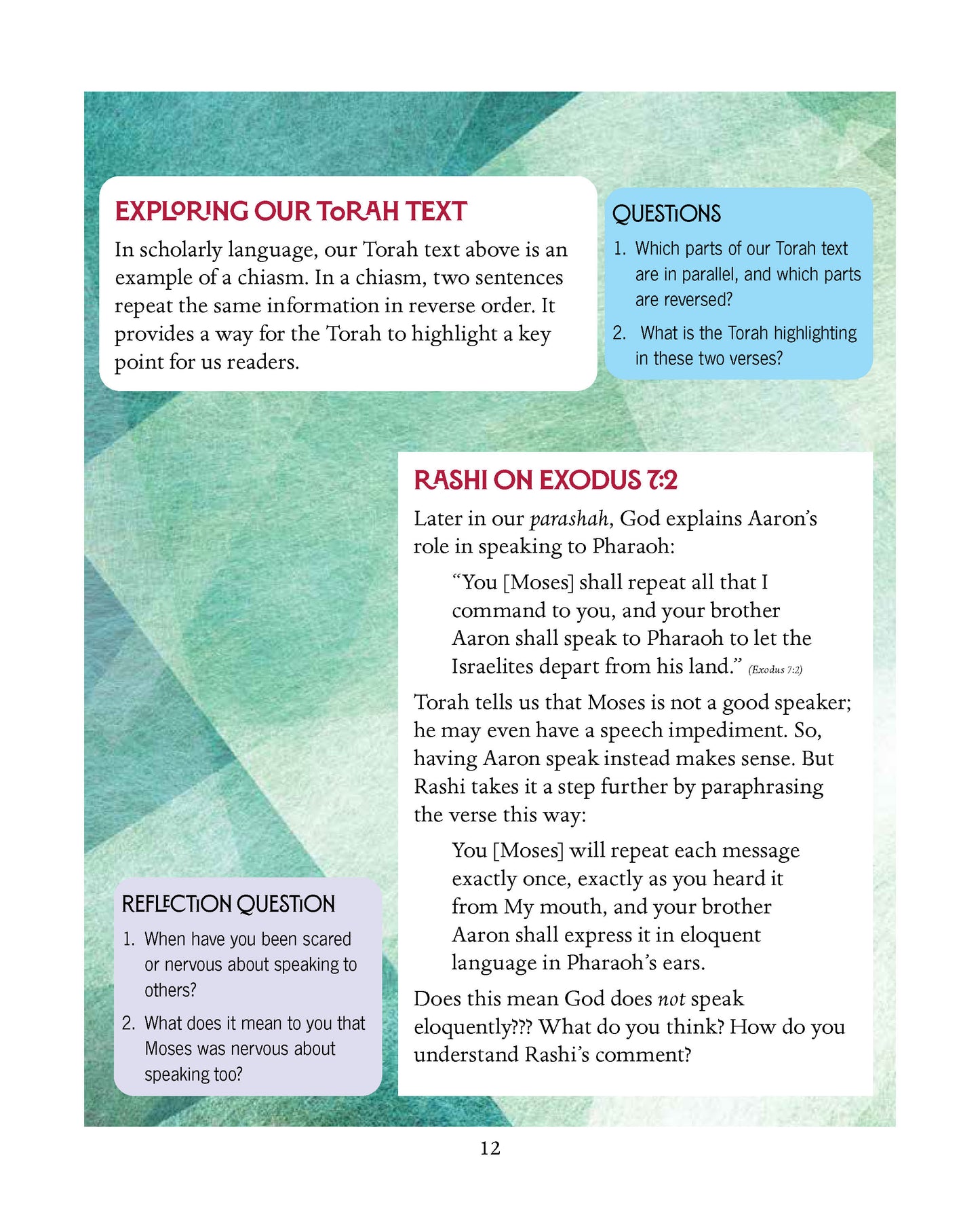 Parashah - The Book Of Exodus