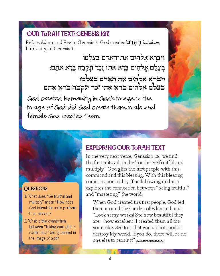 Parashah - The Book Of Genesis