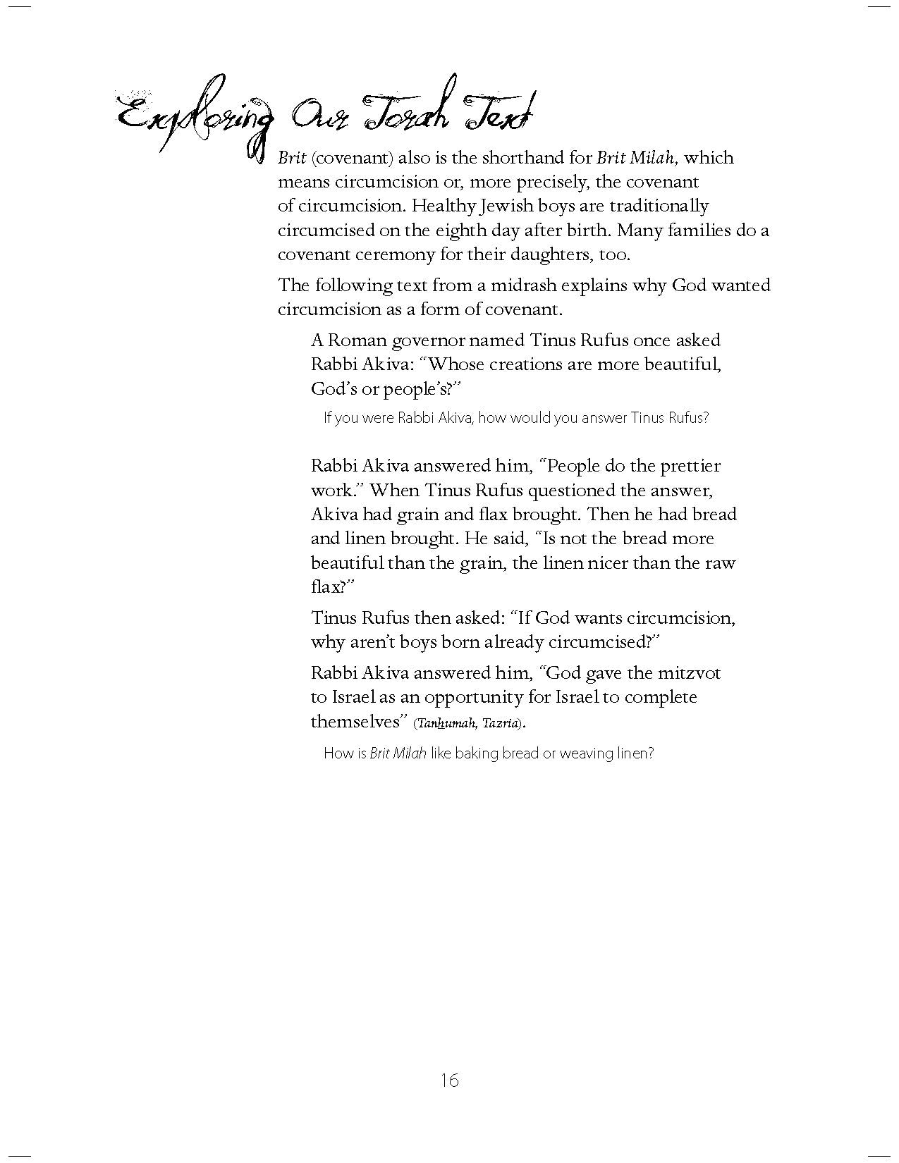 Parashah Experiencing the Weekly Torah Portion