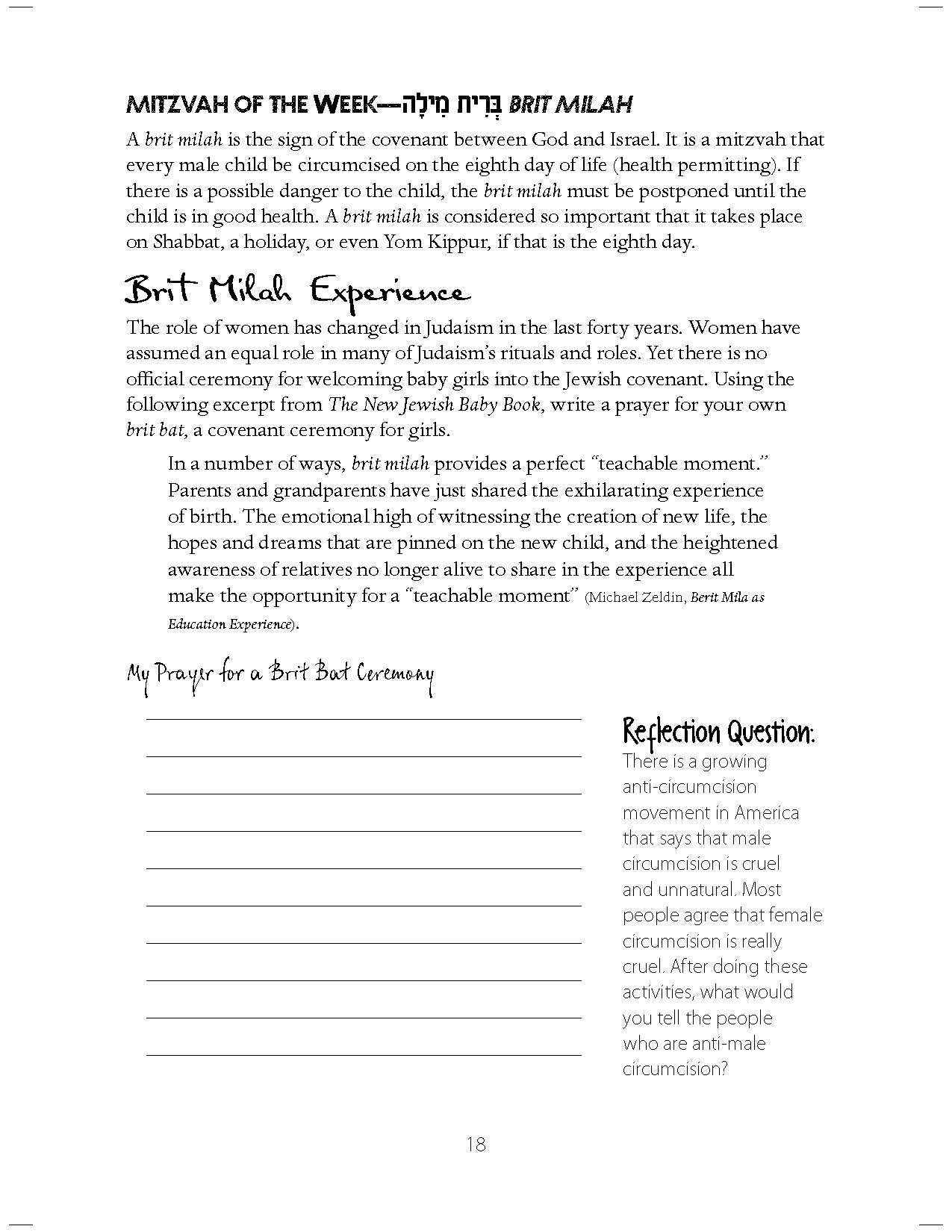 Parashah Experiencing the Weekly Torah Portion