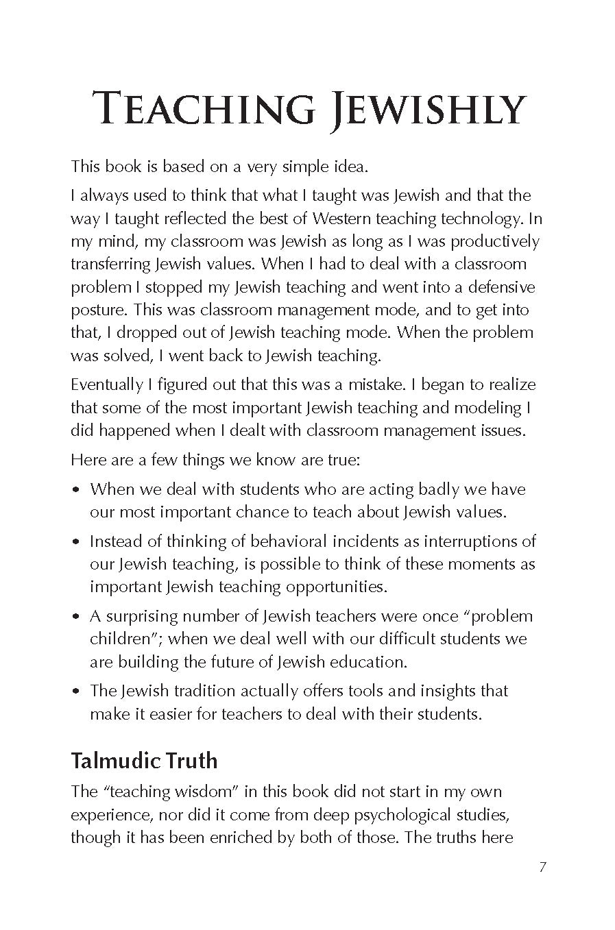 Teaching Jewishly