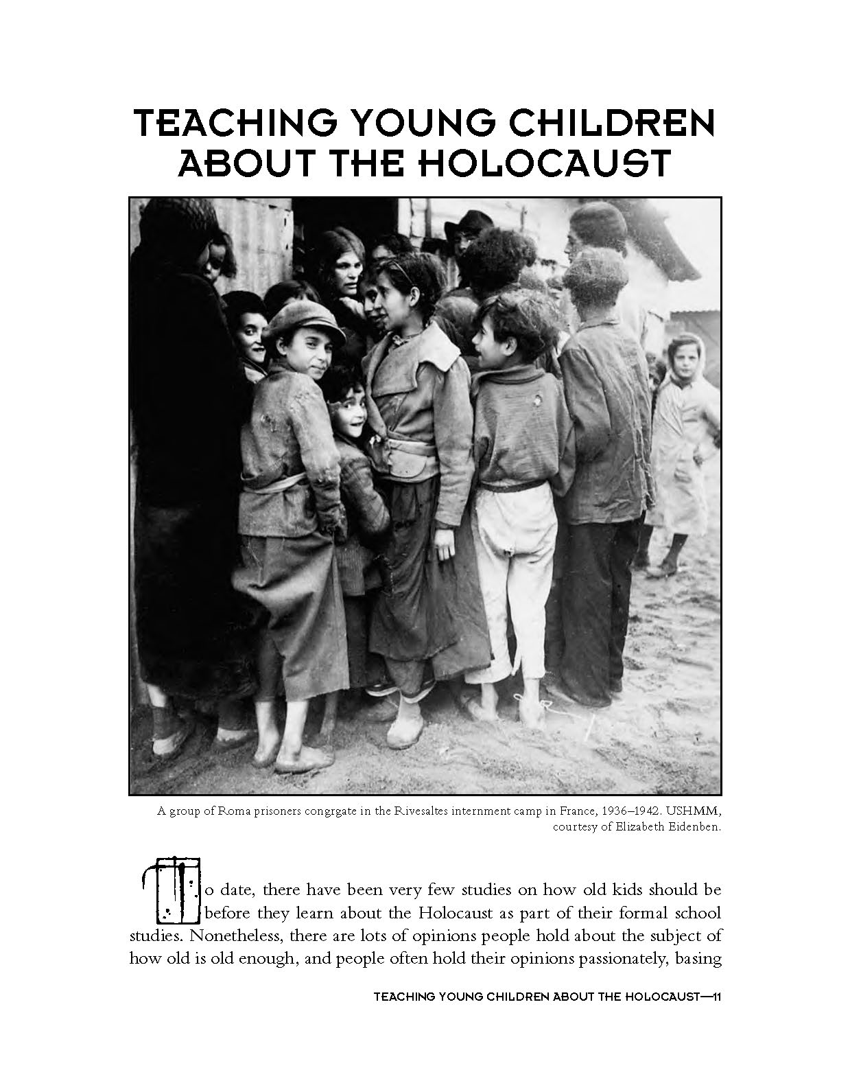 Teaching the Holocaust