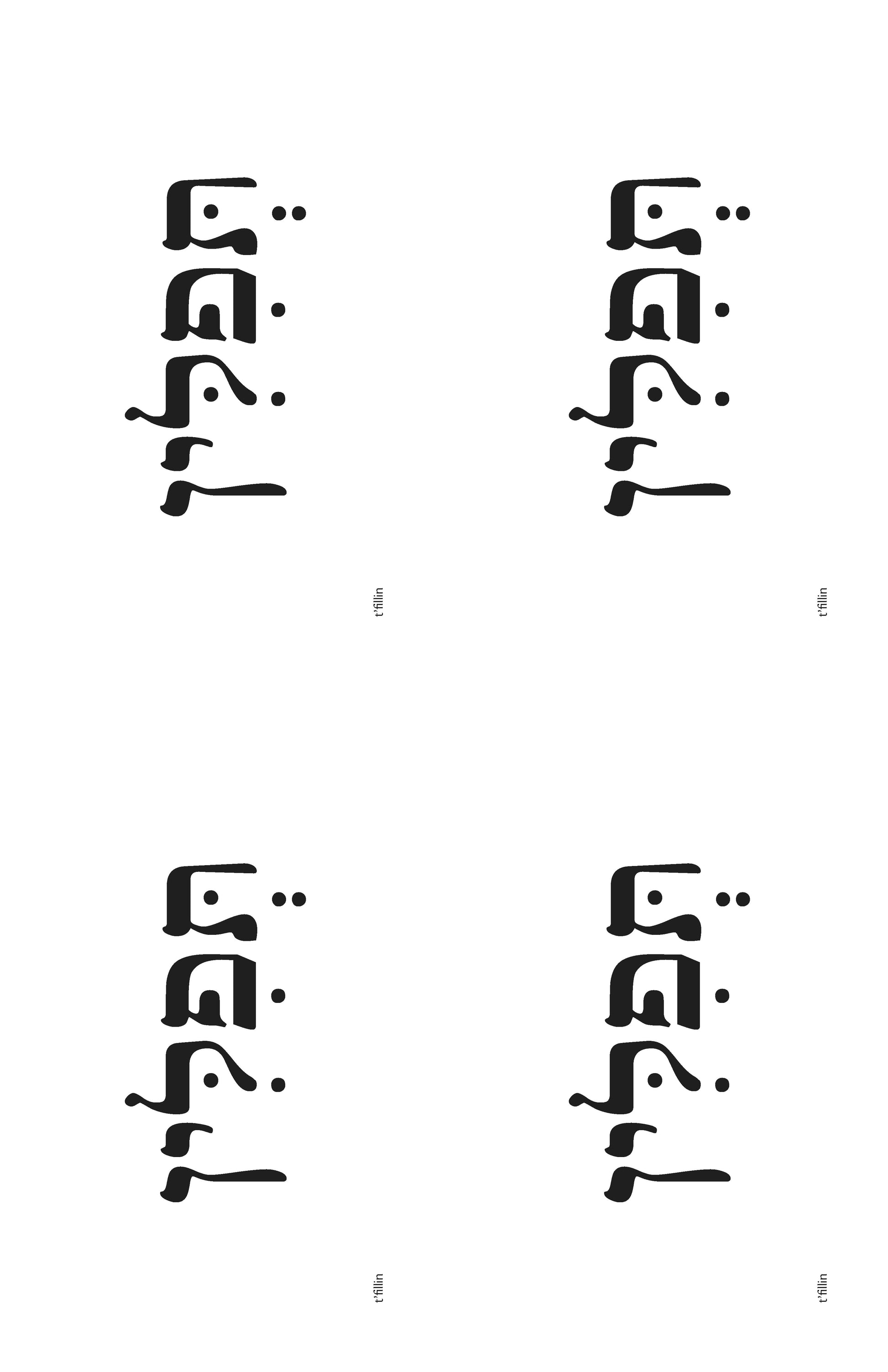 Tiyulim Vocabulary Posters