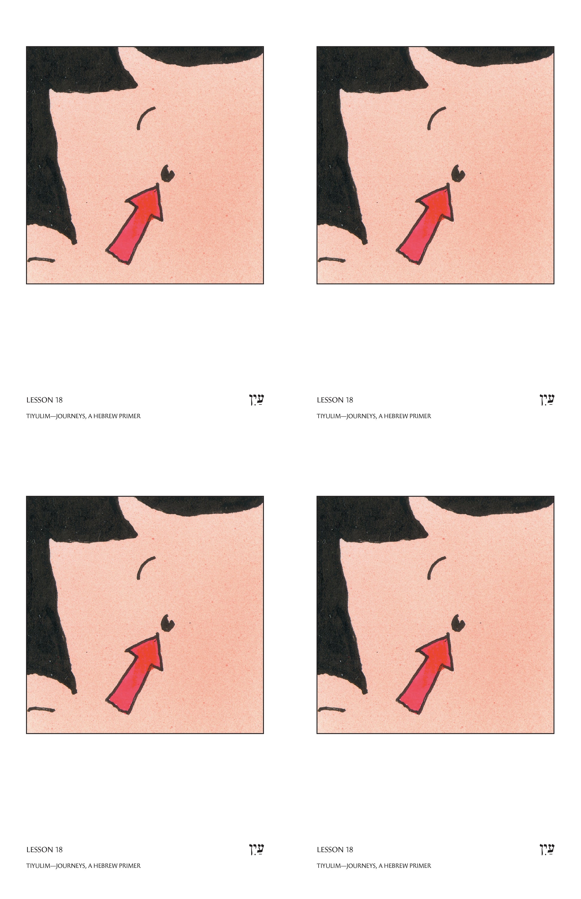 Tiyulim Vocabulary Posters