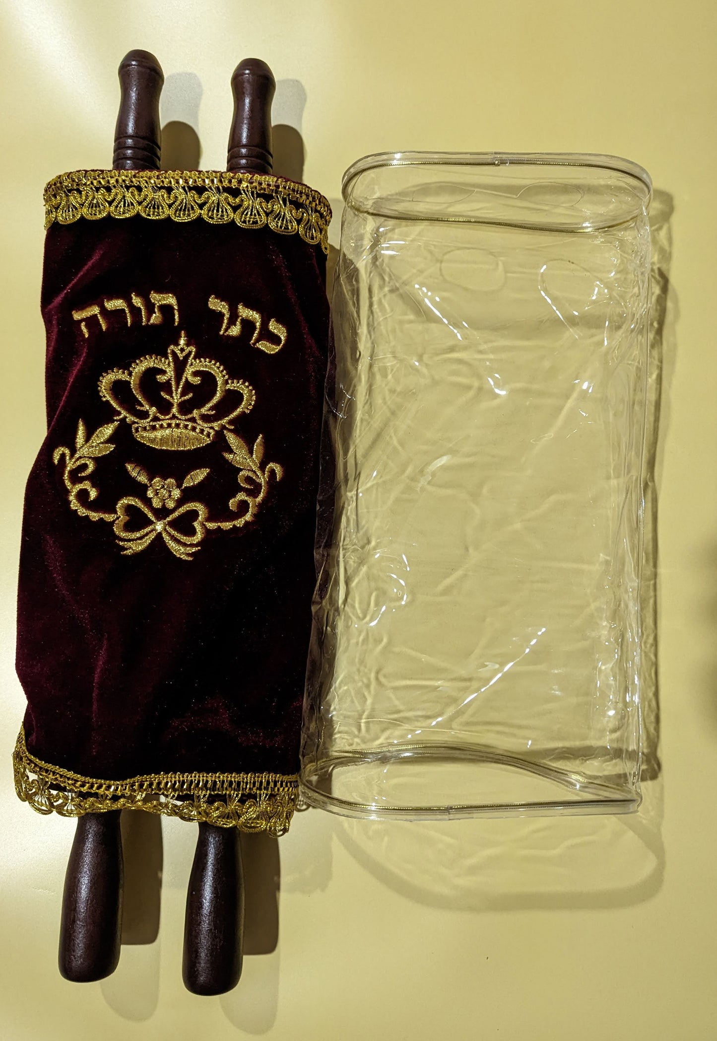 Printed Sefer Torah Scroll 17.5"