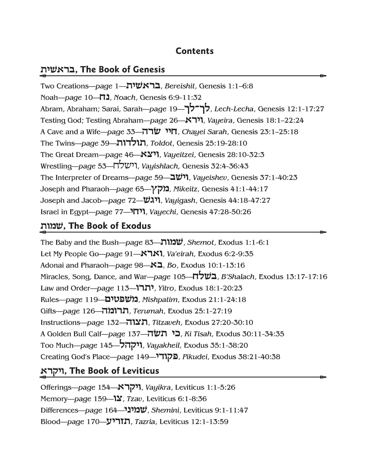 The Torah: Portion-by-Portion