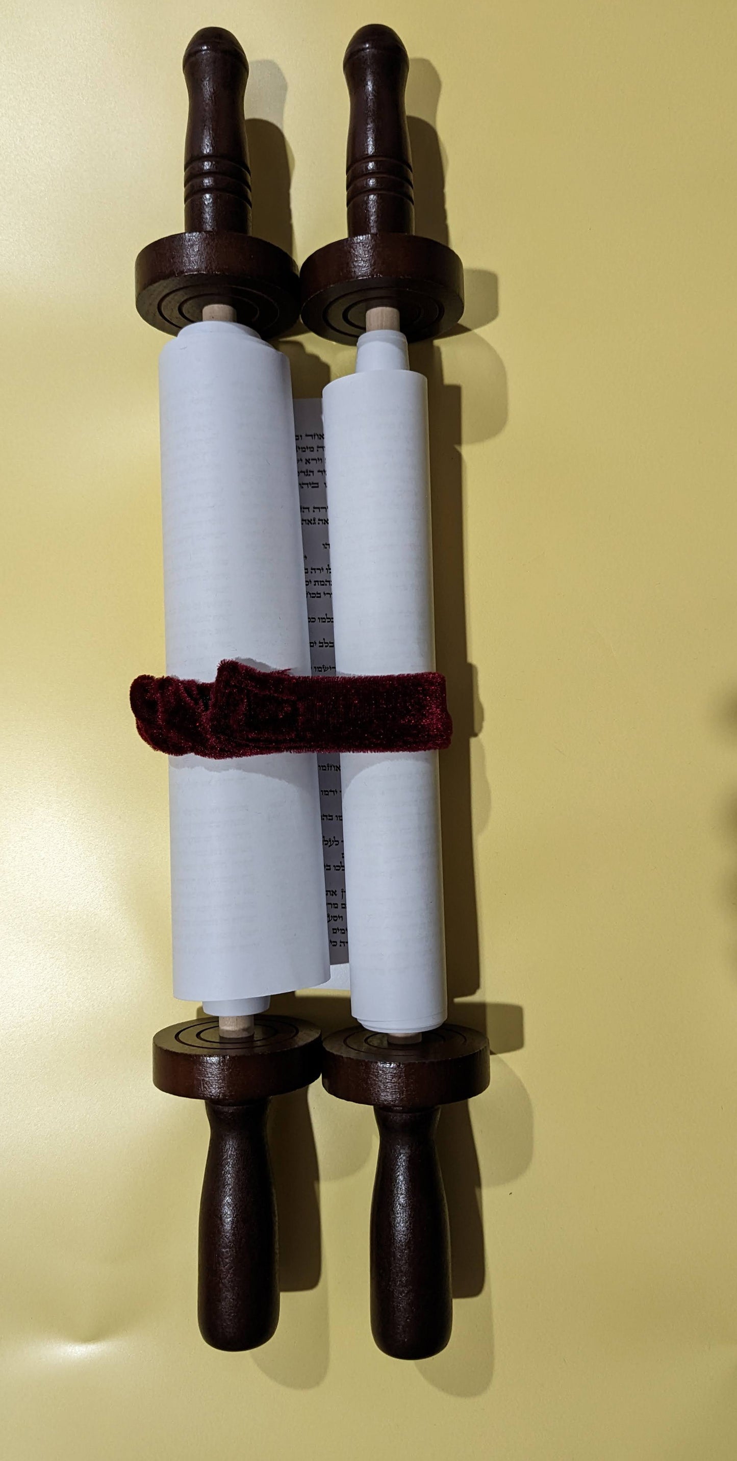 Printed Sefer Torah Scroll