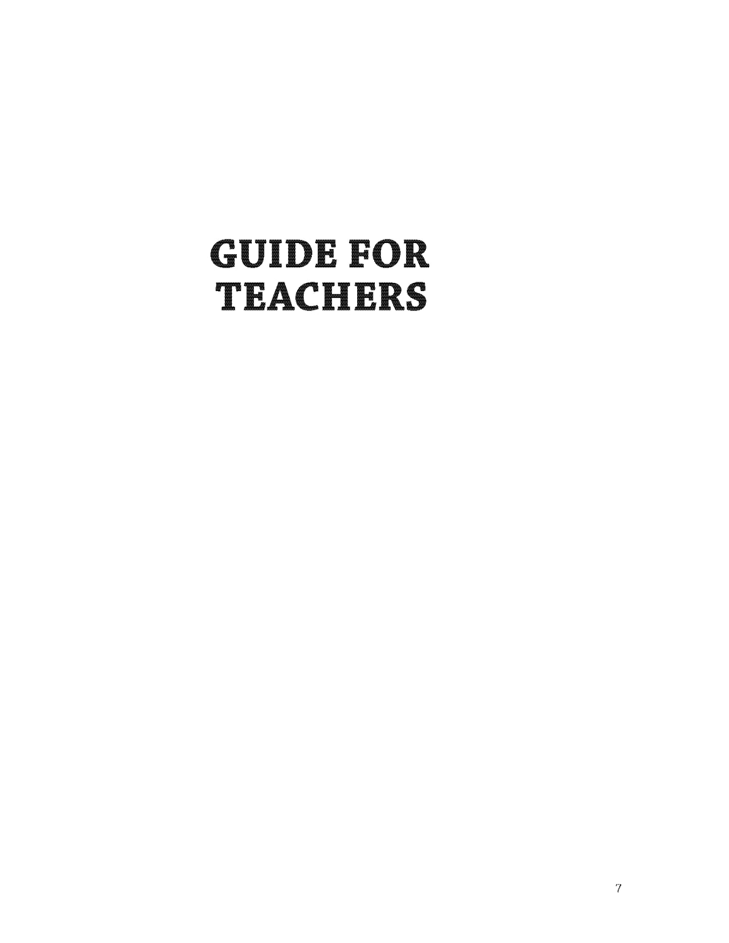 Drops Of Honey: Teacher Guide