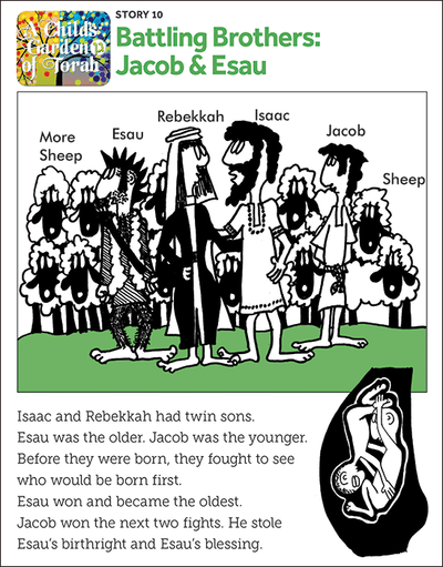 Child's Garden of Torah: Battling Brothers-Jacob and Esau