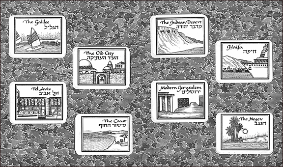 Israel Tour Passports and Stickers