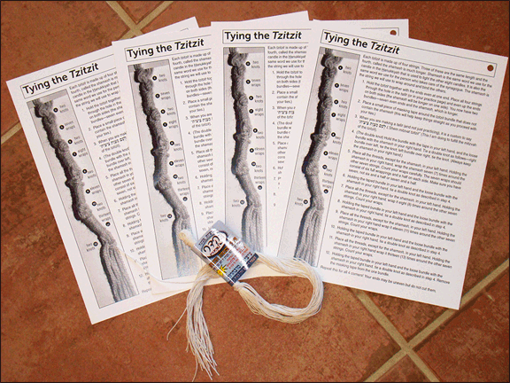 Tzitzit Practice Cards