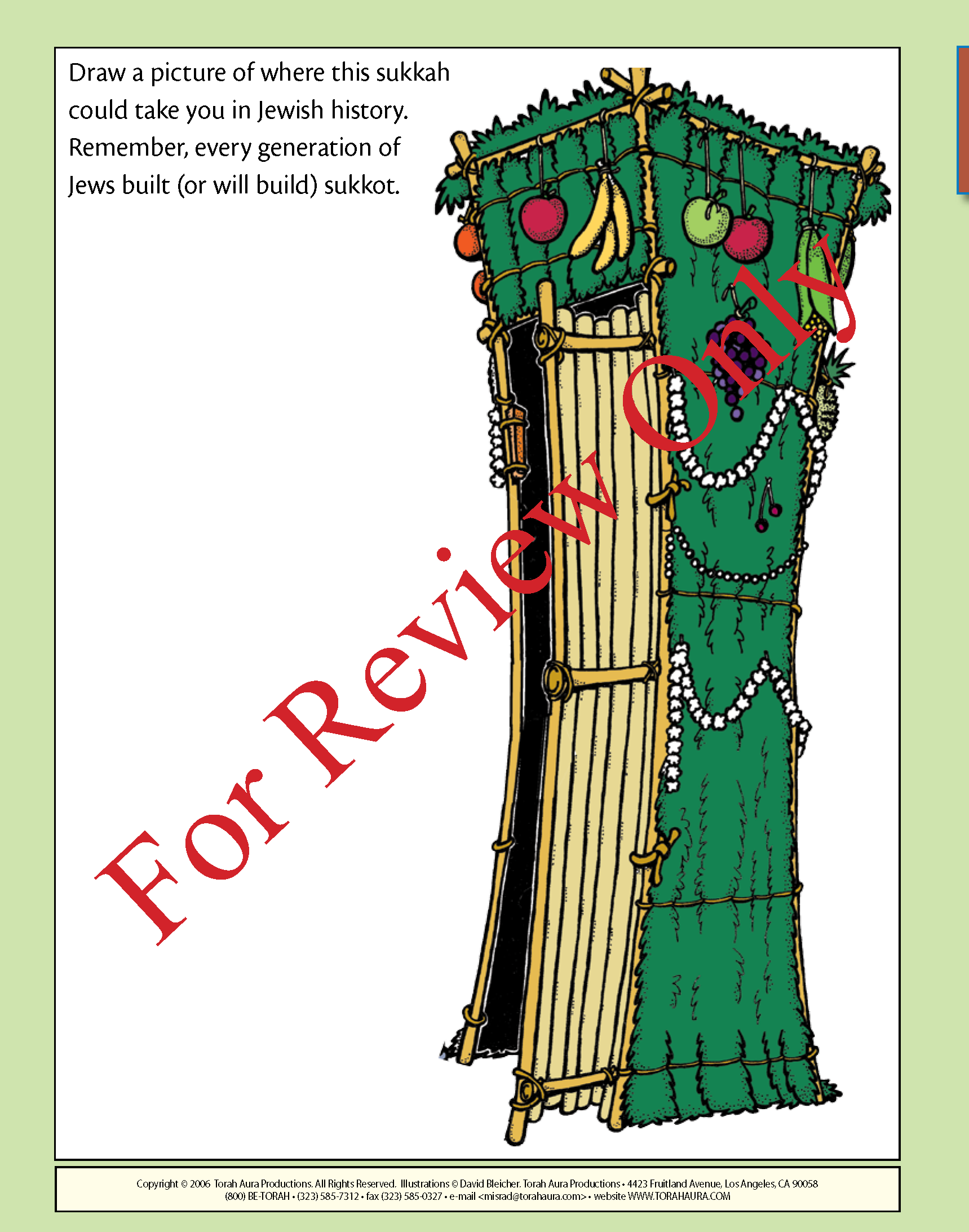 Whole School Sukkot 2: Three Stories for Sukkot