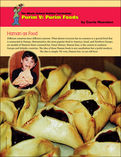 Whole School Purim 5: Foods of Purim