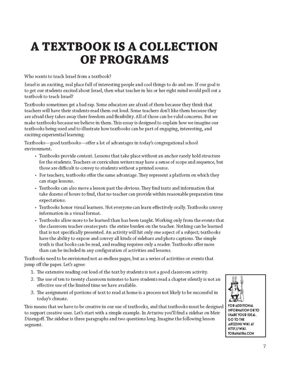 Artzeinu - An Israel Encounter Teacher Guide