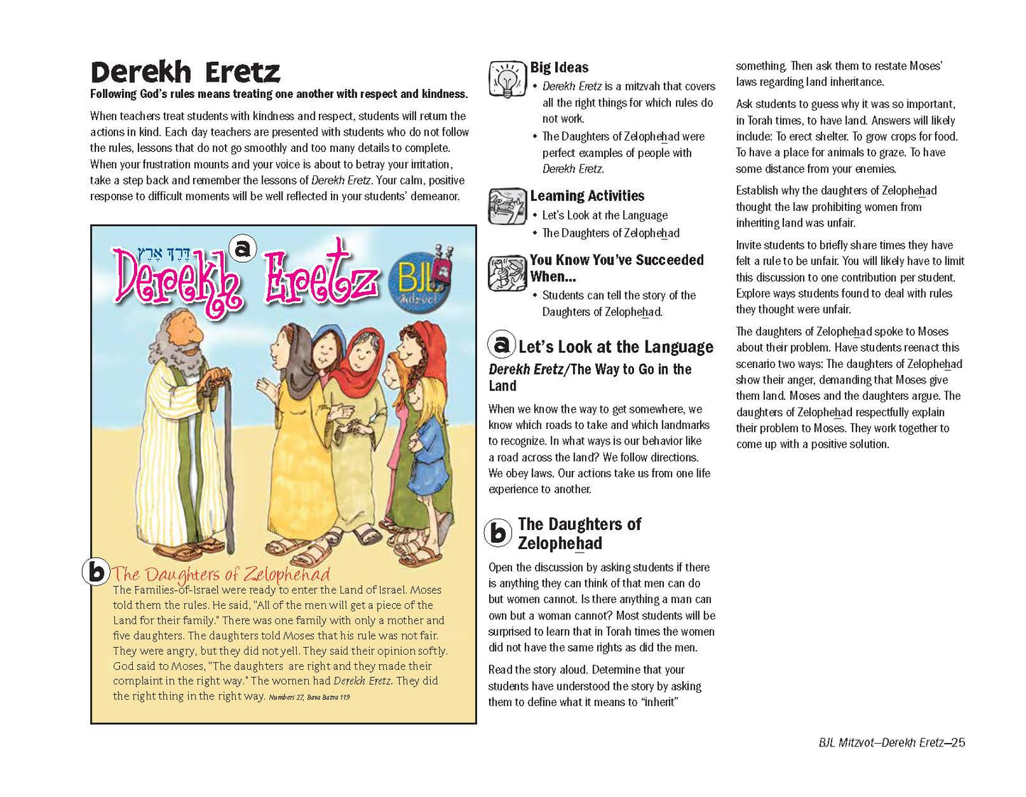 BJL Mitzvot: Derekh Eretz