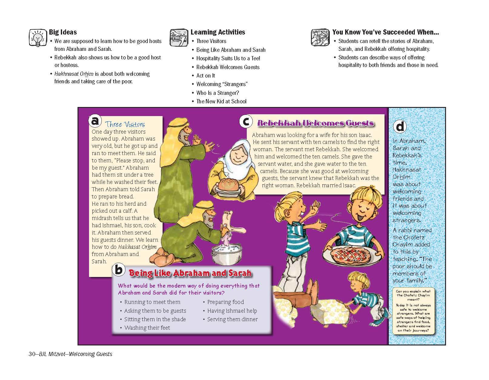 BJL Mitzvot: Welcoming Guests