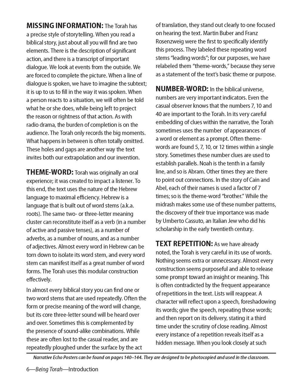 Being Torah Teacher Guide