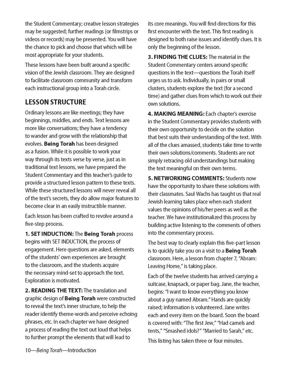 Being Torah Teacher Guide