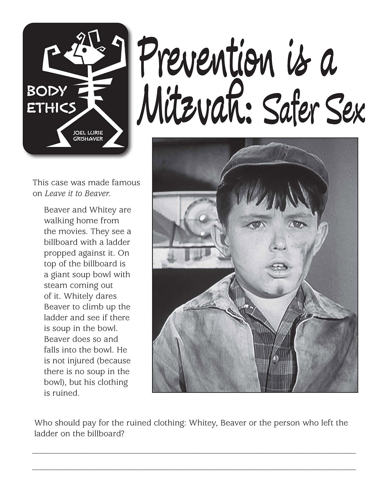 Body Ethics: Prevention is a Mitzvah - Safer Sex