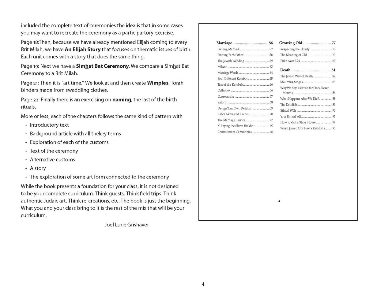 The Circle of Jewish Life Teacher Guide First Edition