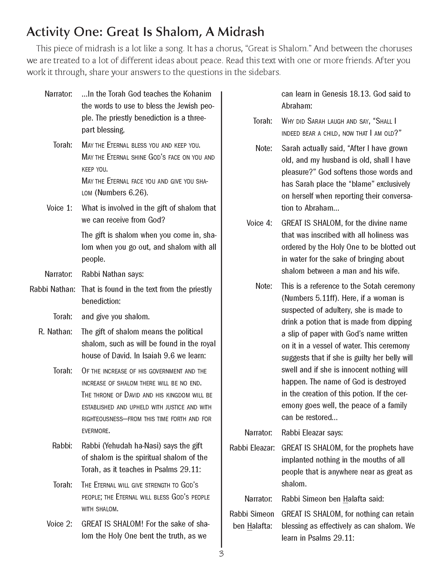 Content of Their Character: Rodef Shalom (Pursuing Peace)