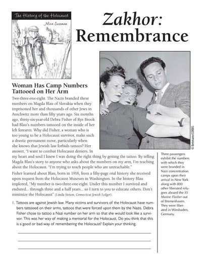 History of the Holocaust: Zakhor (Holocaust Remembrance)