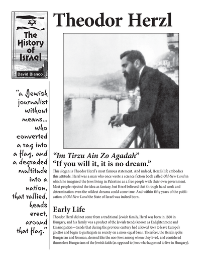 History of Israel: Theodor Herzl