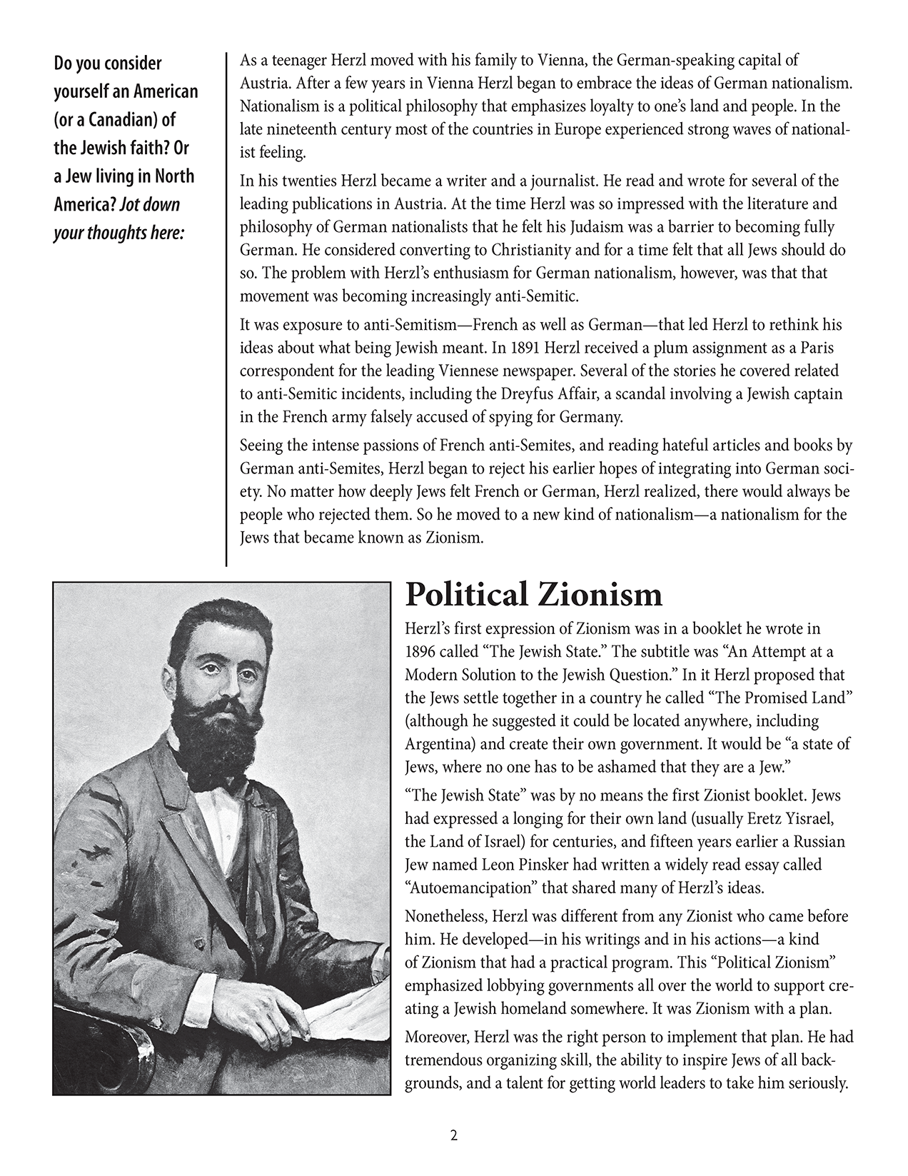 History of Israel: Theodor Herzl