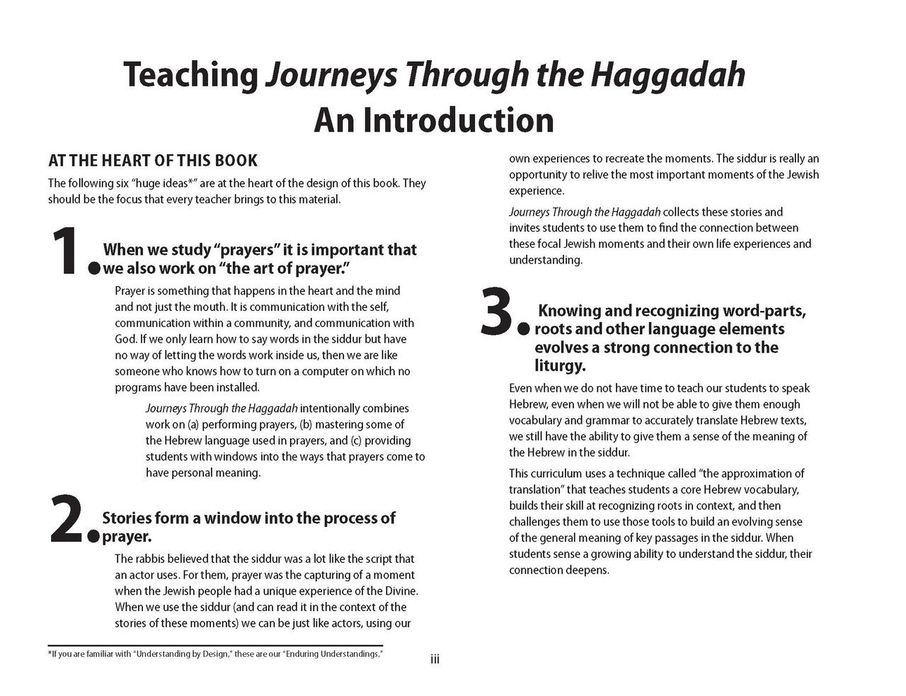 Journeys: Throught the Haggadah Teacher Guide