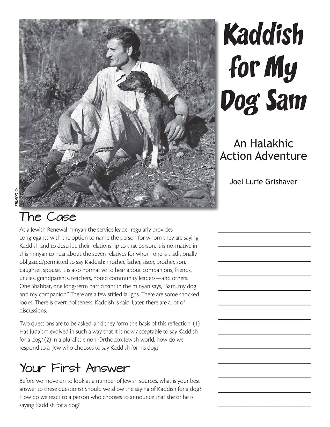 Kaddish for My Dog Sam