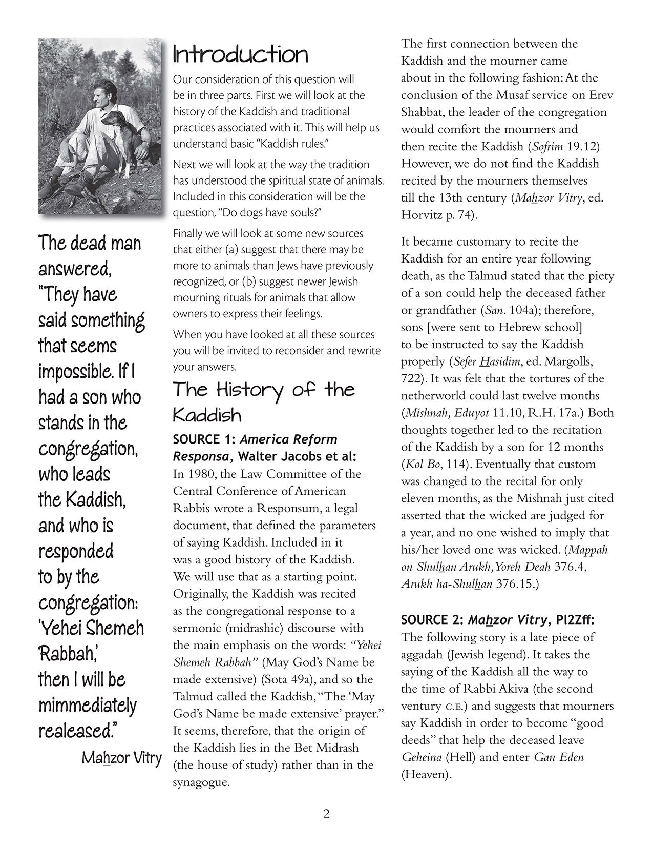 Kaddish for My Dog Sam