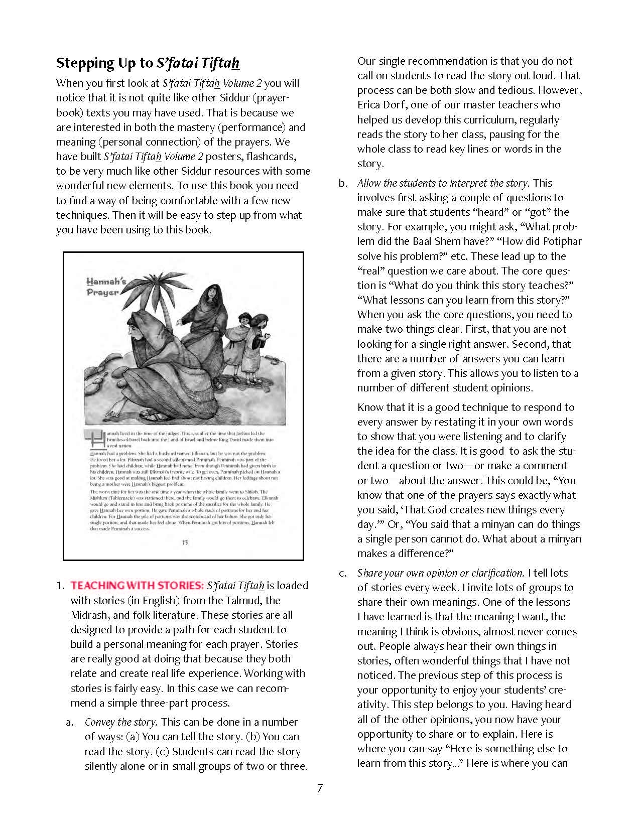 S'fatai Tiftah - Siddur Mastery & Meaning Volume 2 Teacher Guide