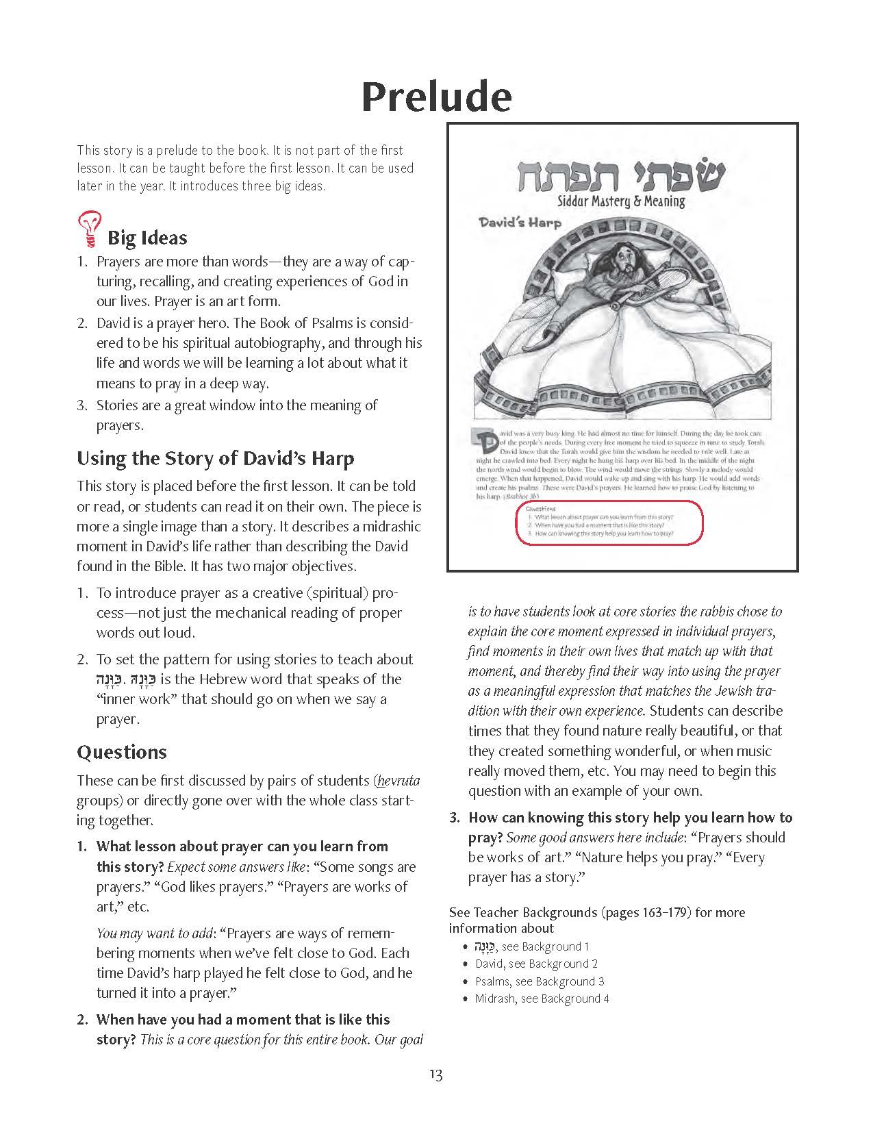 S'fatai Tiftah - Siddur Mastery & Meaning Volume 2 Teacher Guide