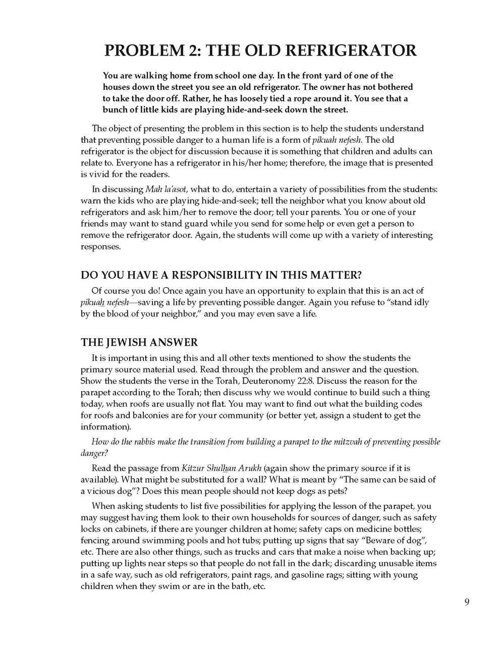 Mah La'Asot Teacher Guide