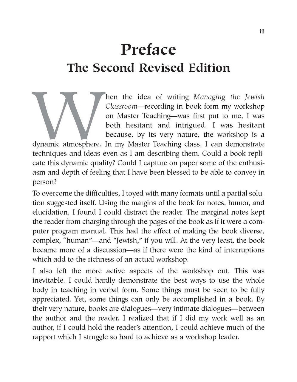 Managing the Jewish Classroom