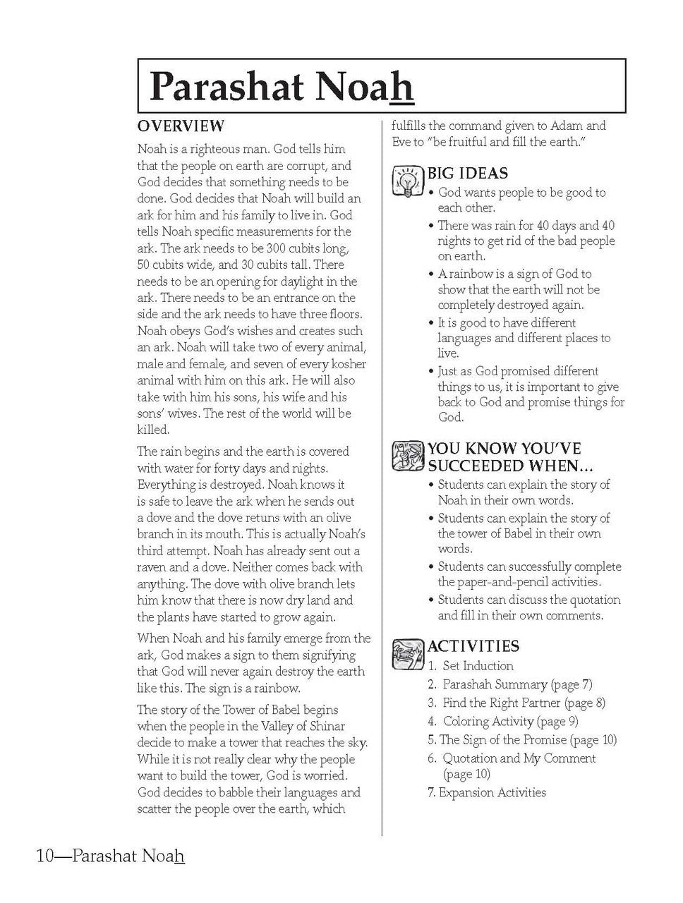 My Weekly Sidra Teacher Guide