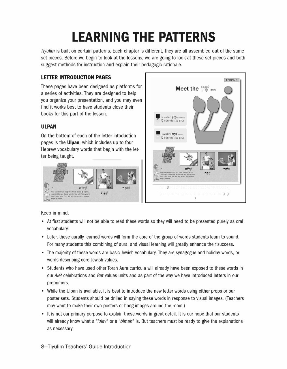 Tiyulim Teacher Guide