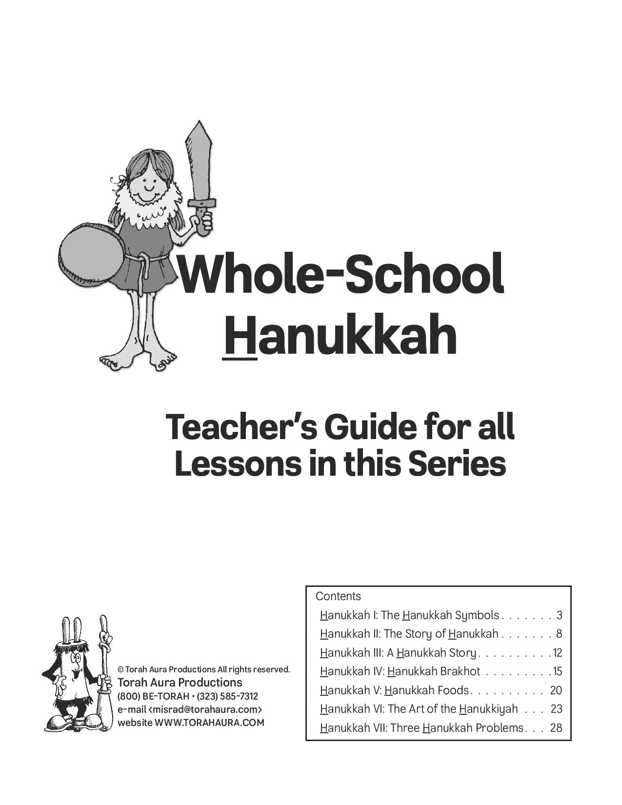 Whole School Hanukkah Teacher Guide